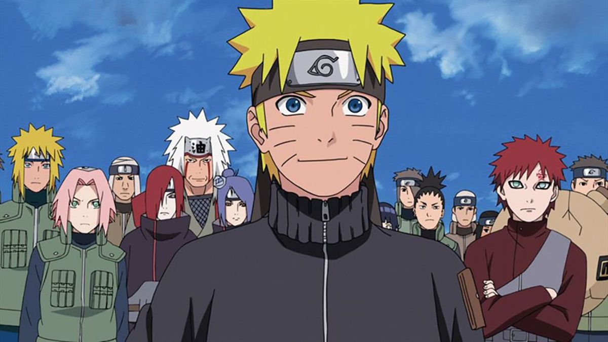 Naruto stands among allies in Naruto Shippuden