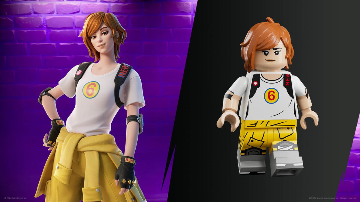 Fortnite TMNT April O’Neil skin and Lego style