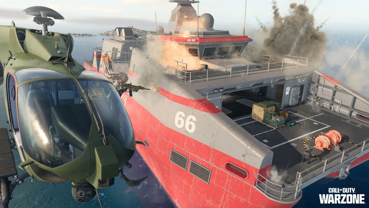 MW3 S2 Reloaded promo art of the Research Vessel POI