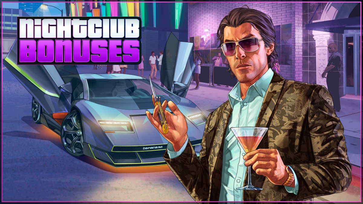 GTA Online promo art for Nightclub Bonuses