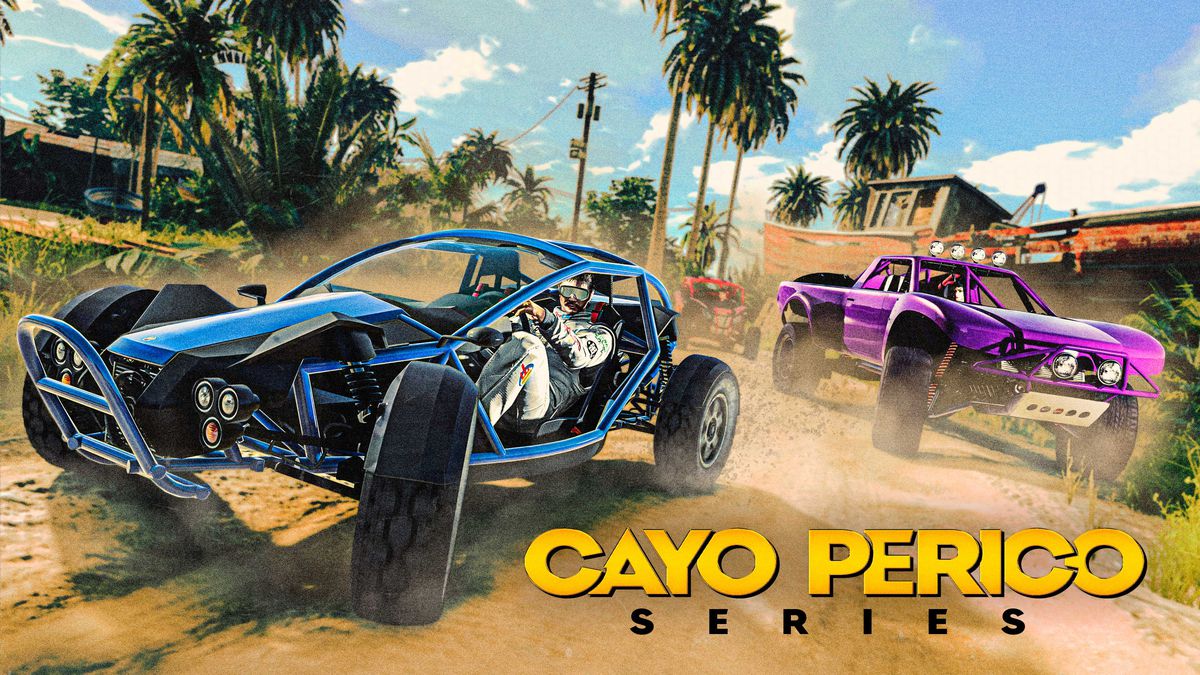 GTA Online promo art for the Cayo Perico Series