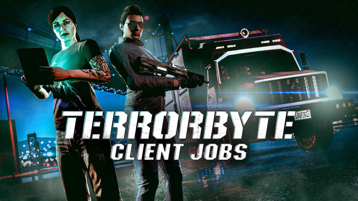GTA Online promo art for Terrorbyte Client Jobs