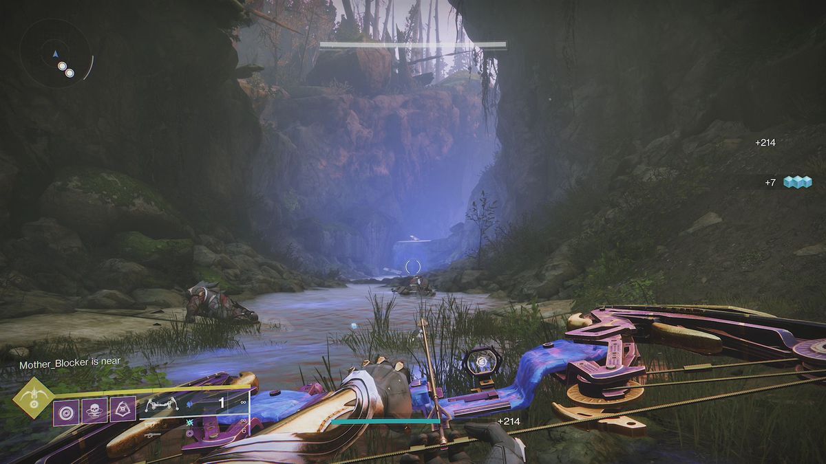 A stream running from some caves in Destiny 2