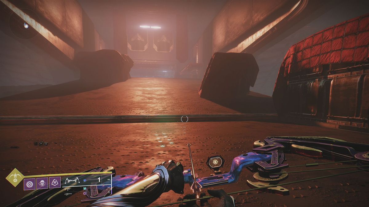 The entrance to the ship in Skydock IV in Destiny 2
