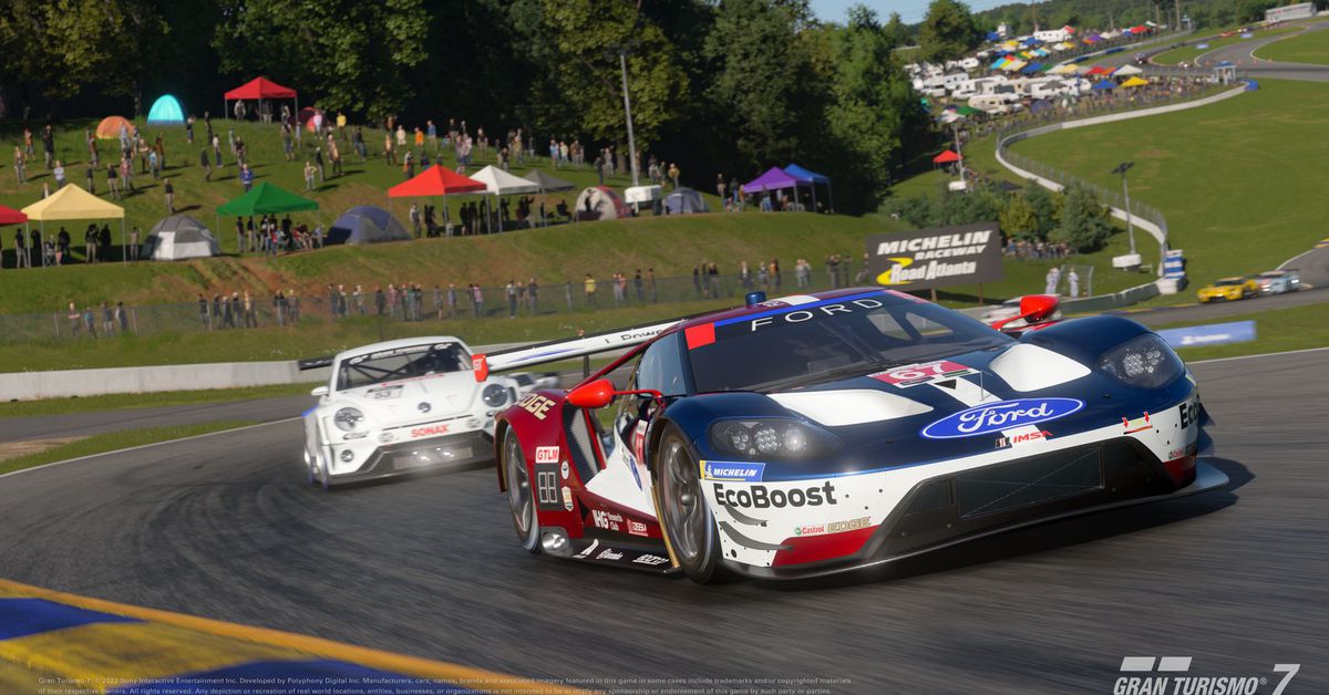 Gran Turismo 7’s cars can fly, for now