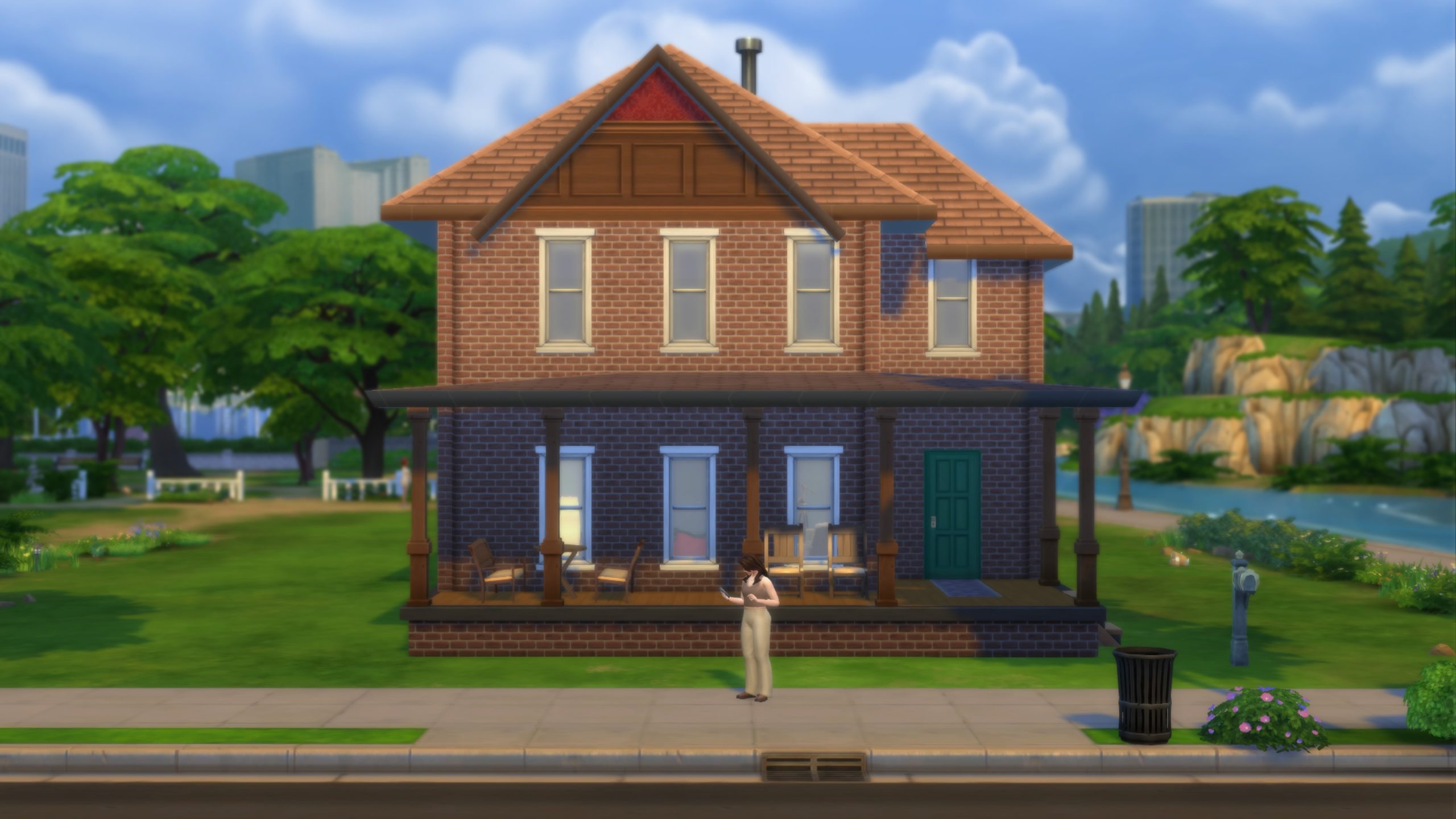 I started building my neighborhood in The Sims and now I feel like a creep 