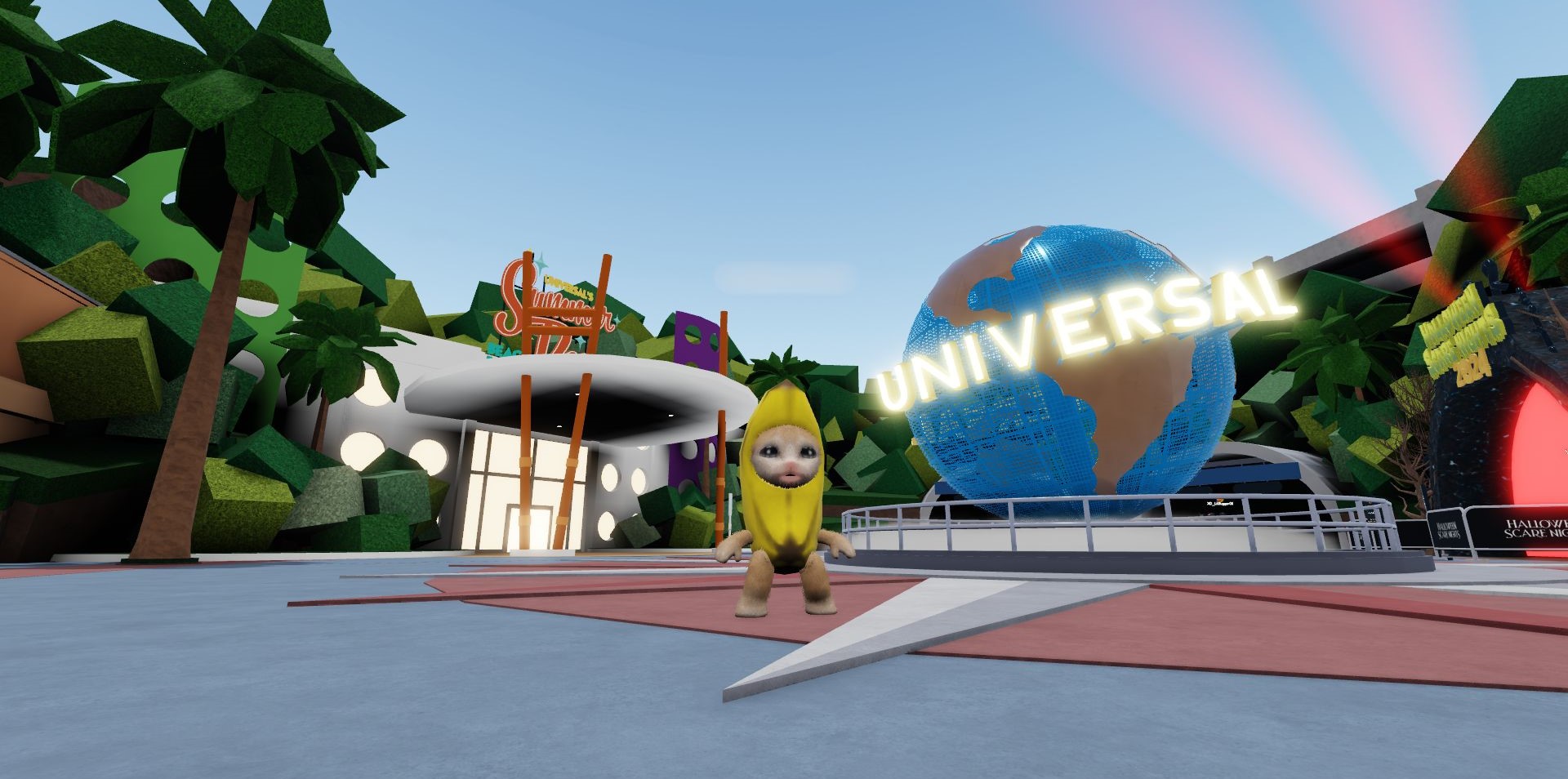 Waiting in virtual lines is apparently the best thing about the Roblox Universal game