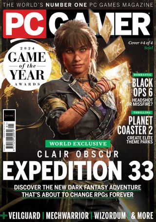 PC Gamer magazine issue 404 Clair Obscur: Expedition 33