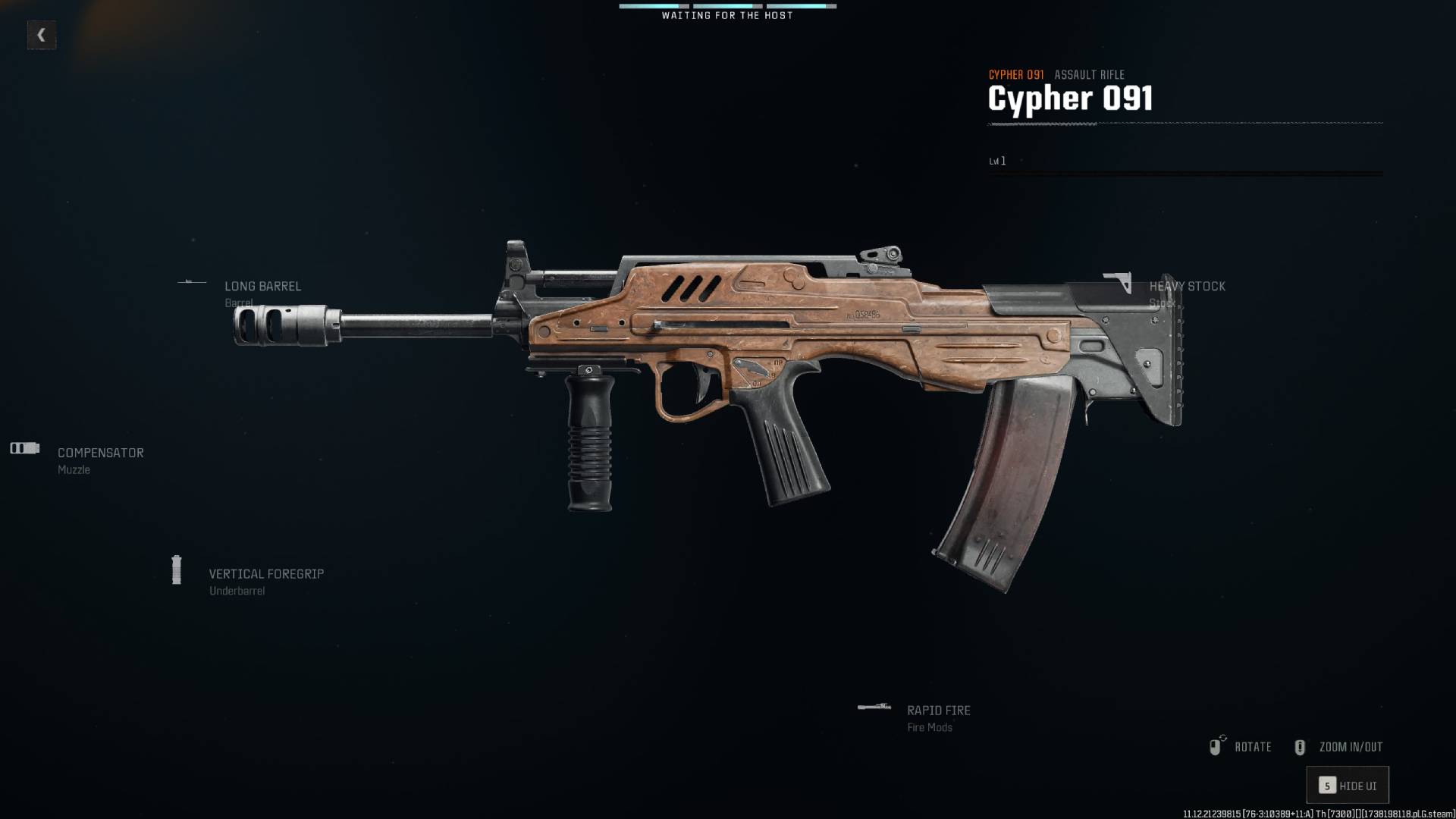 A menu shows the Cypher 091 assault rifle, one of the best Black Ops 6 guns