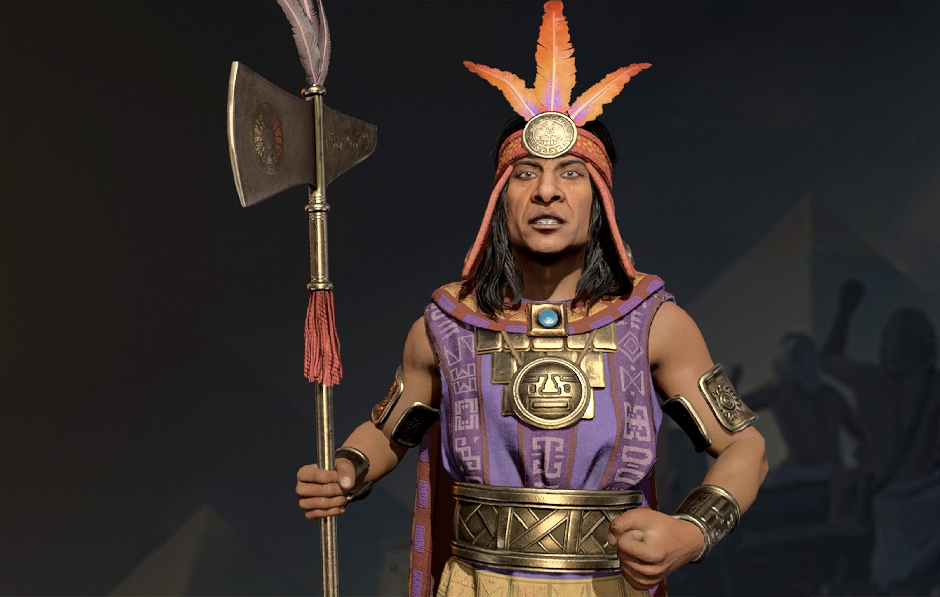 Pacachuti holds an axe as one of the best leaders in the Civ 7 tier list