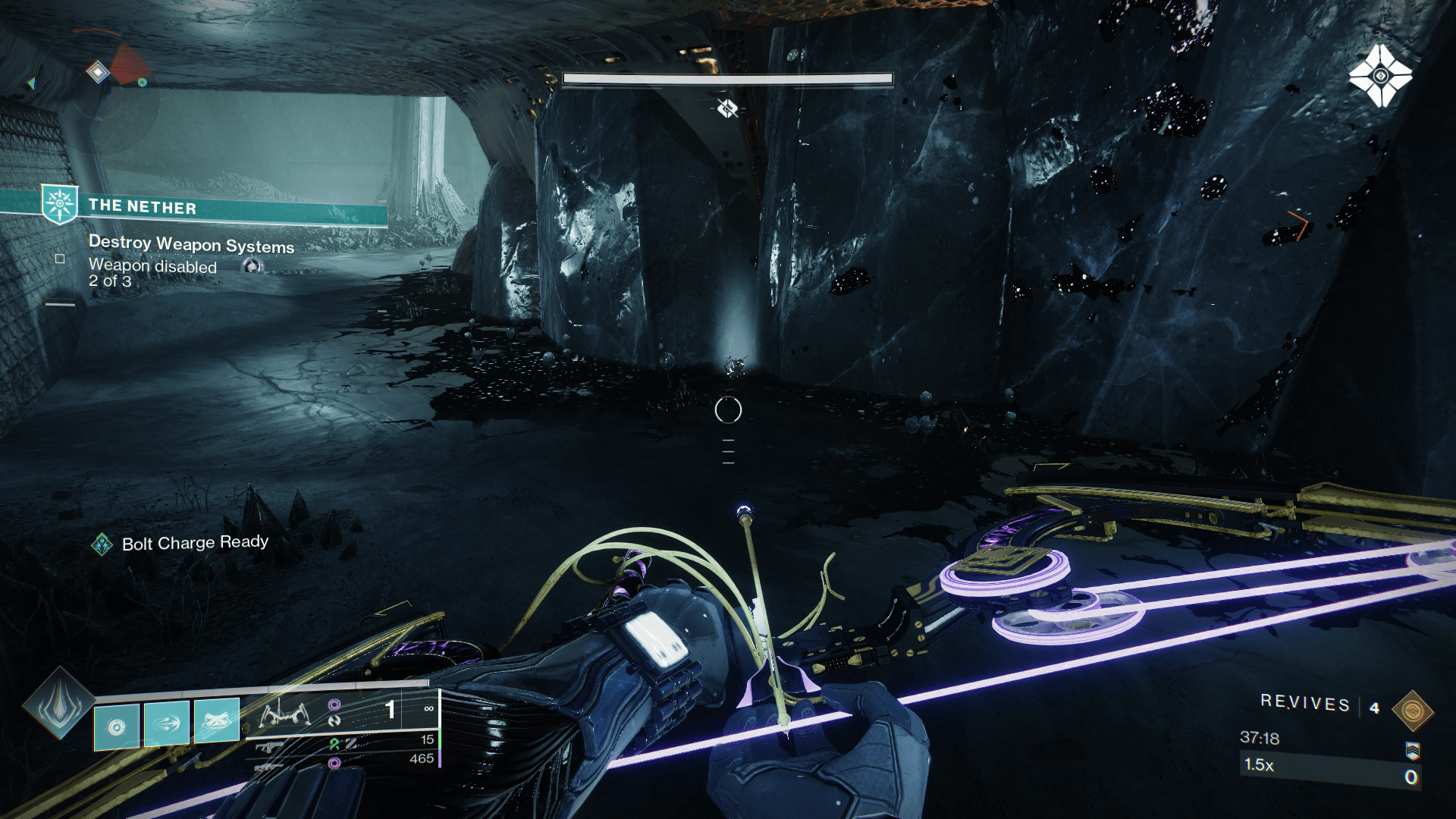 A Guardian grabs a Taken Osseous Fragment in Destiny 2 Heresy