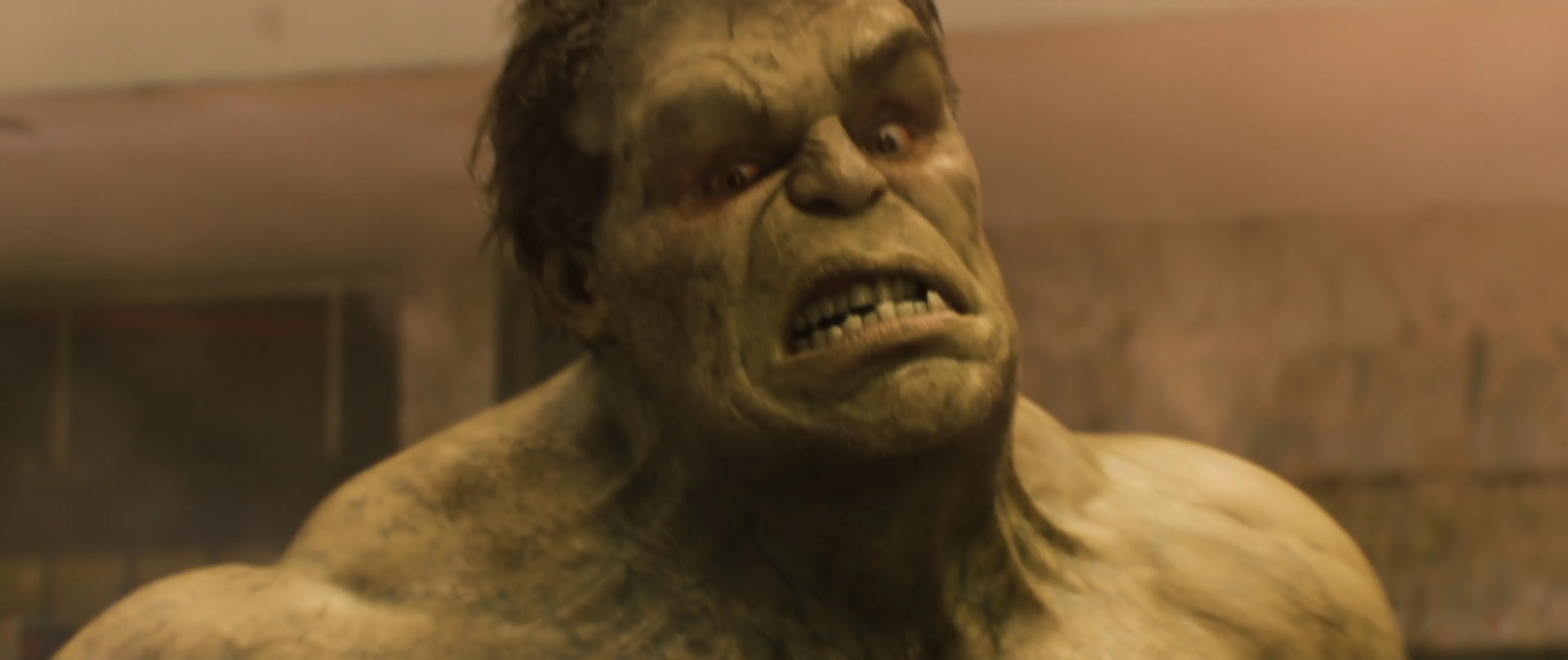 Hulk makes a Quasimodo face in Avengers: Age of Ultron