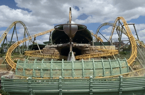 The celestial coaster in actoin