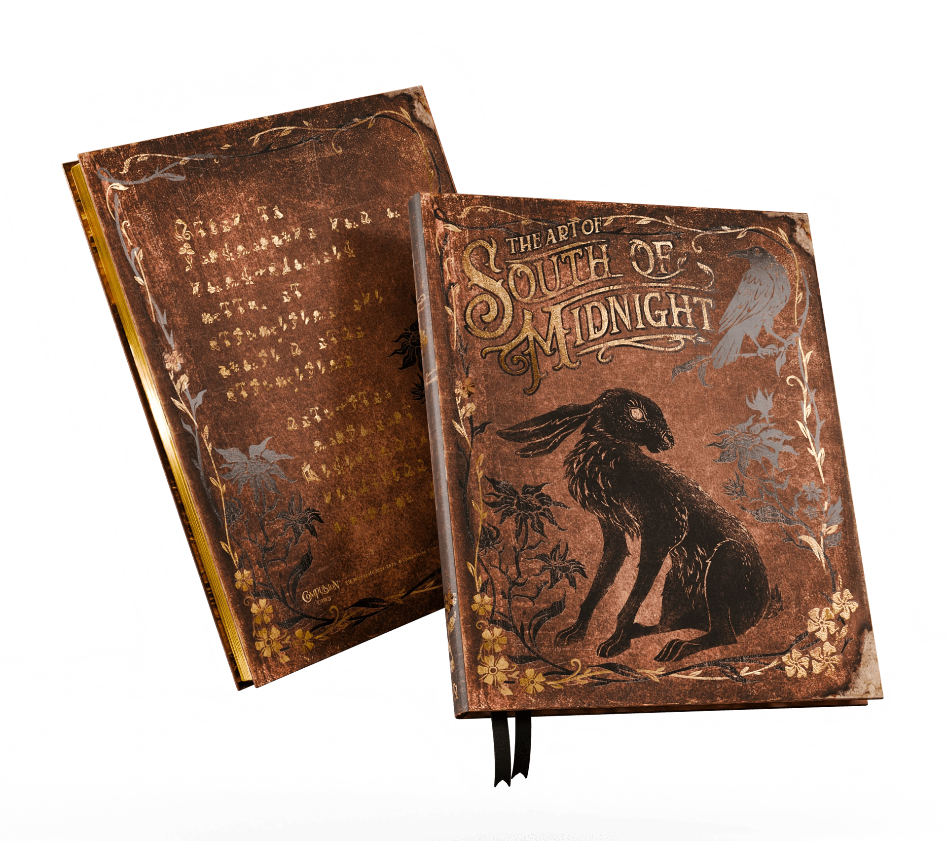 The cover illustration for the Art of South of Midnight art book.