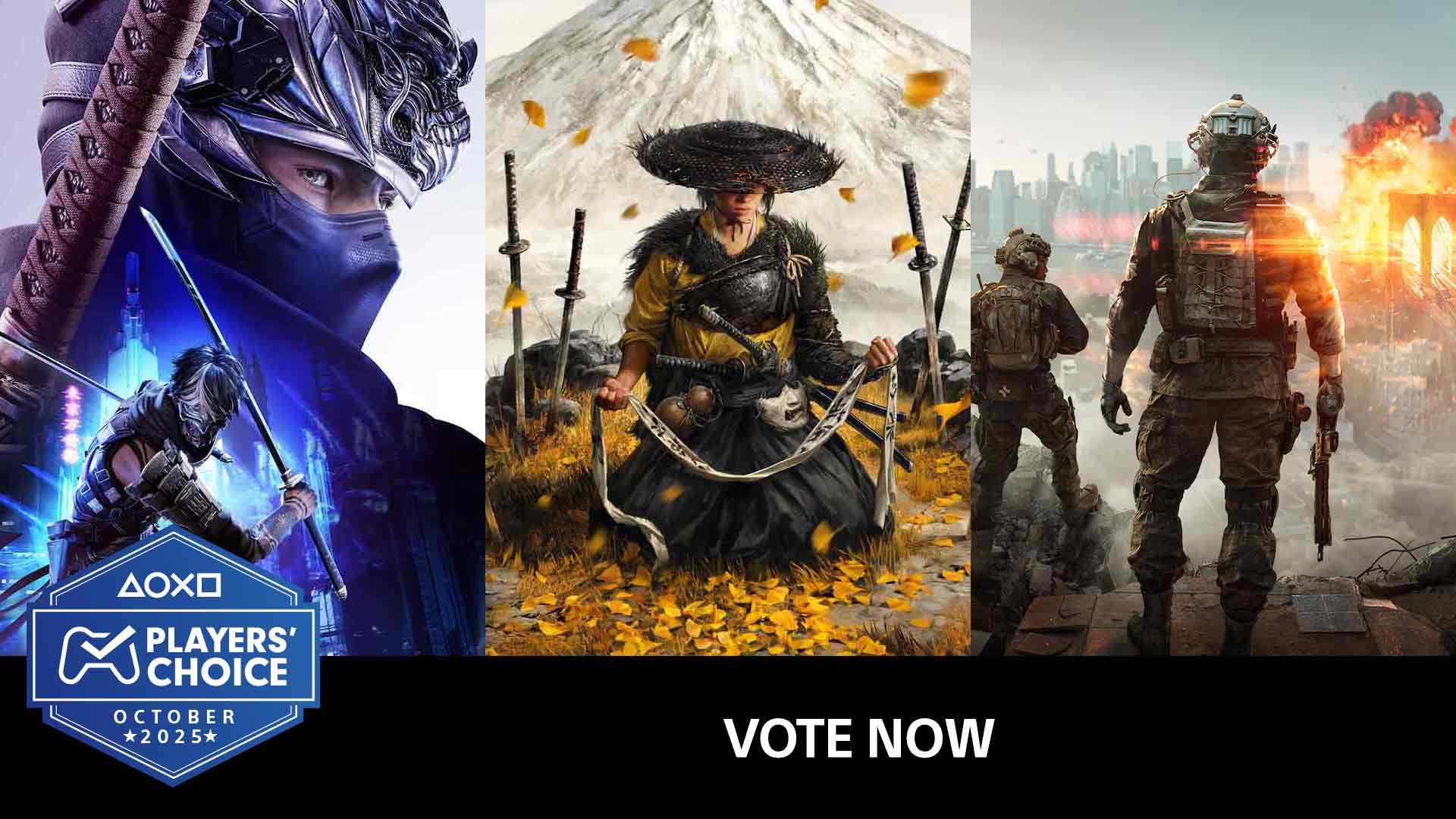 Players’ Choice: Vote for October 2025’s best new game