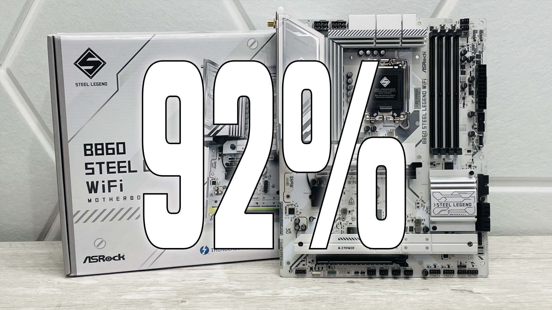 ASRock B860 Steel Legend with review score