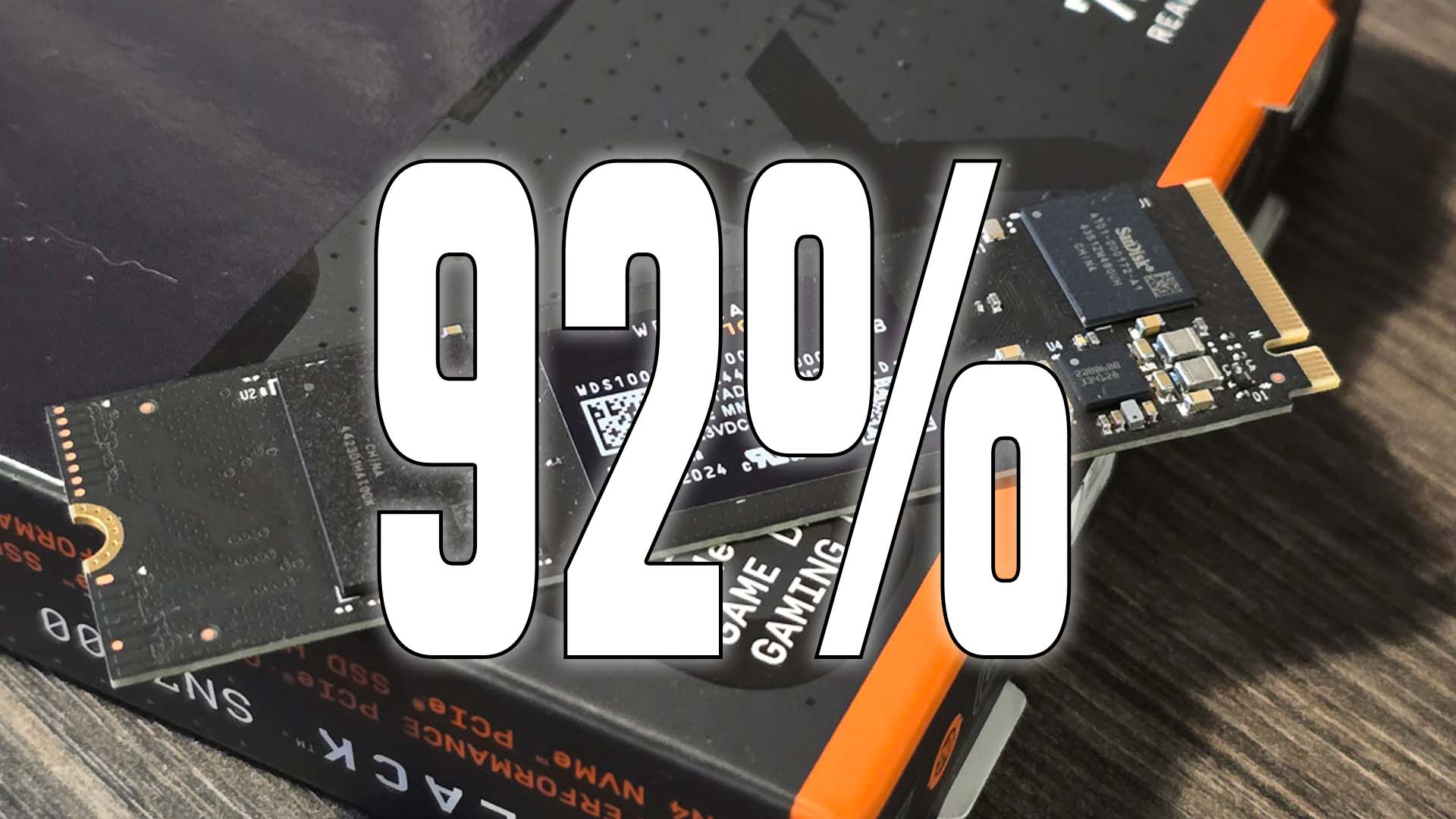 WD Black SN7100 SSD with review score