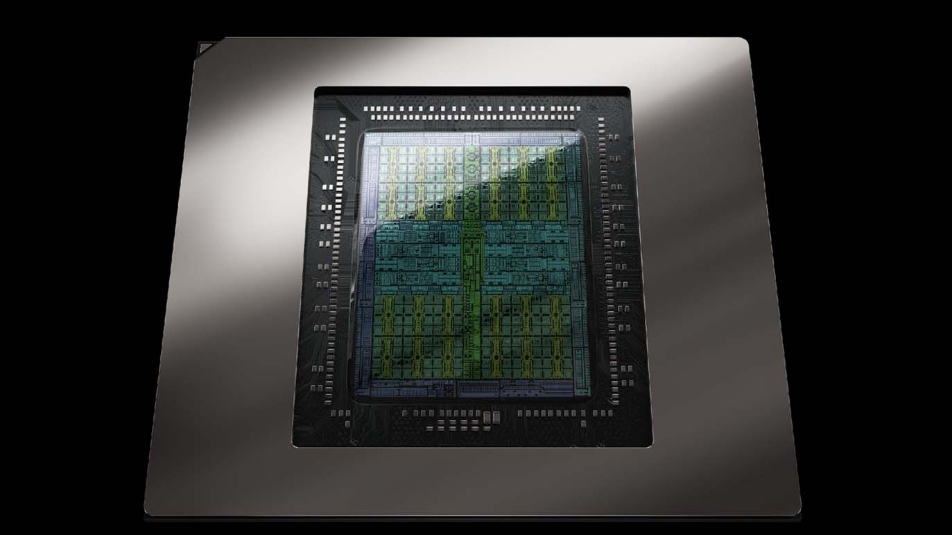 Render of an Nvidia RTX Blackwell GPU