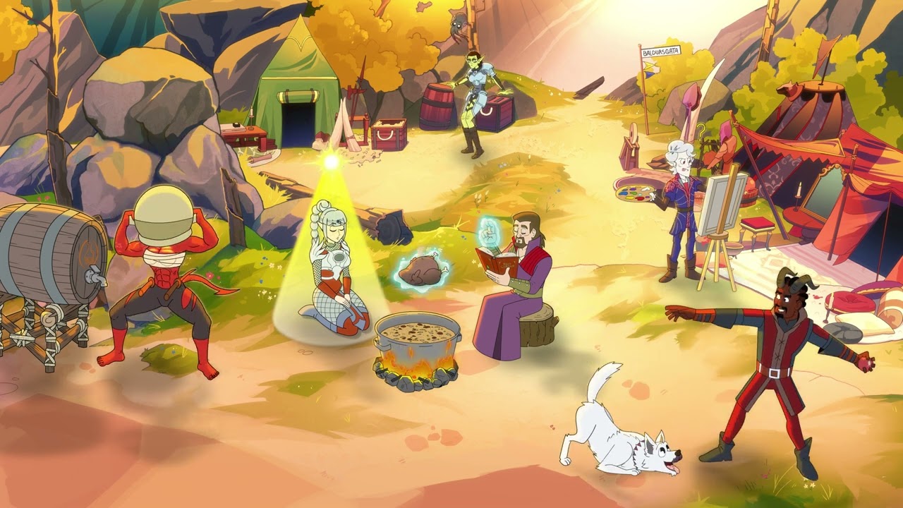 Larian made a chill beats Baldur's Gate 3 animation full of references to popular mods and memes