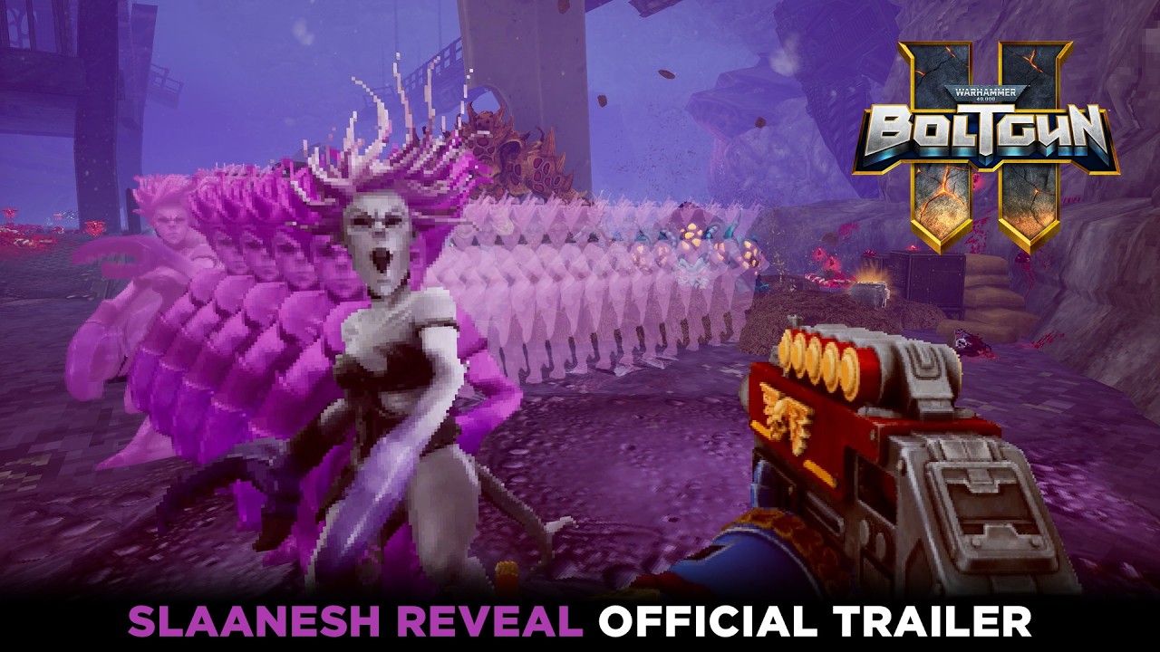 Warhammer 40,000: Boltgun 2 - Slaanesh Reveal Official Trailer - YouTube