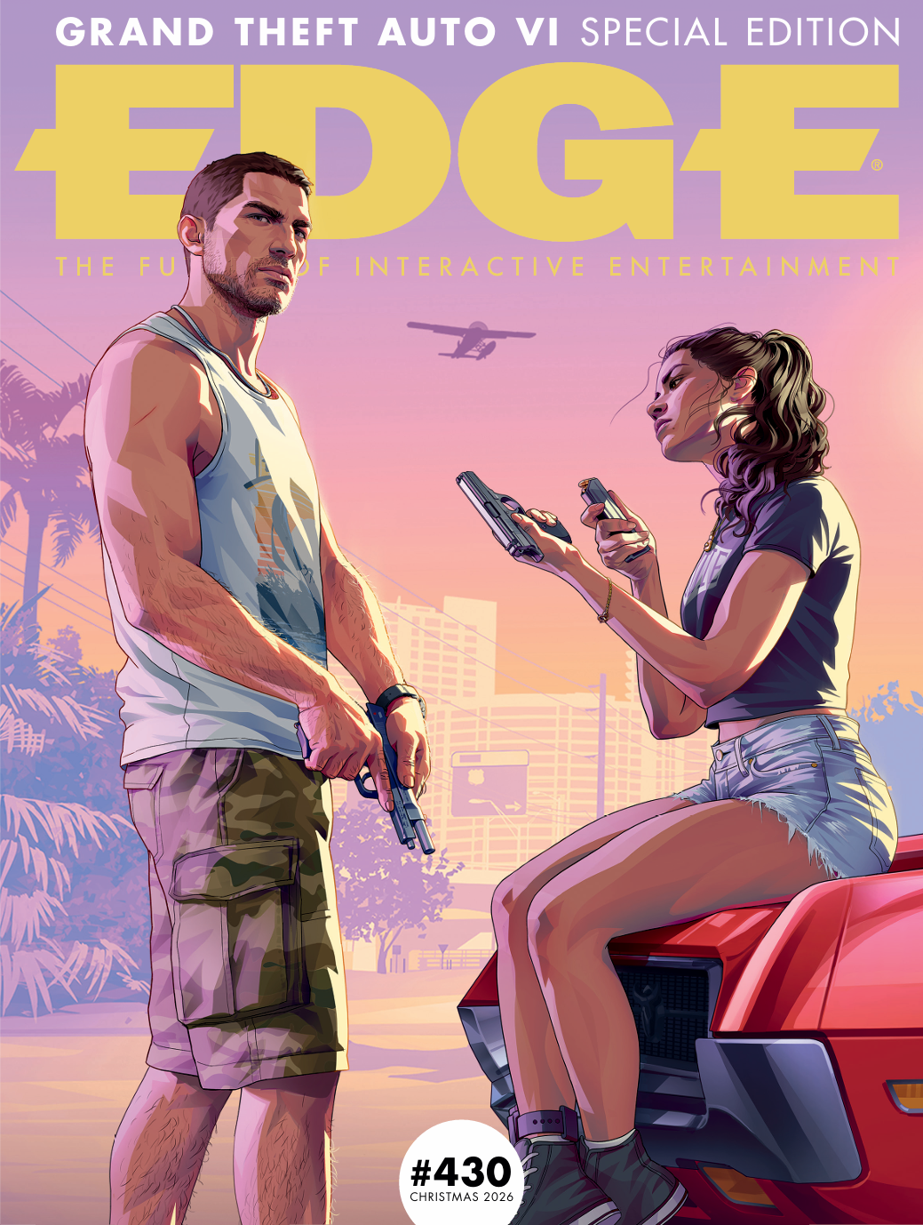 Edge 430 cover art, showing Jason and Lucia from GTA 6.