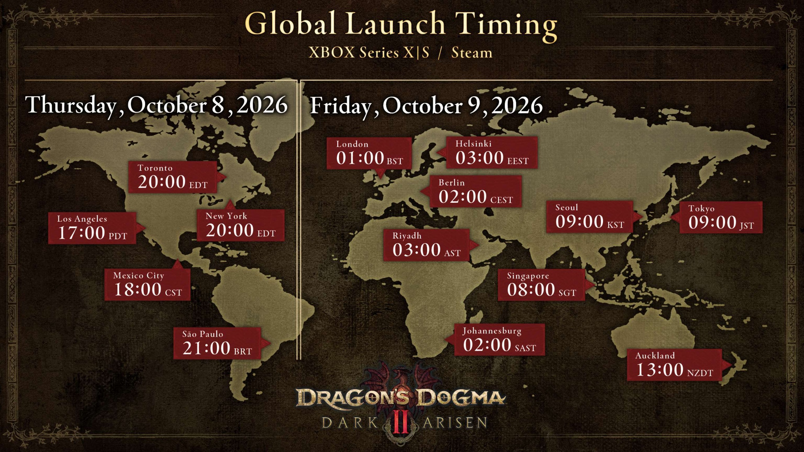 Here’s the Dragon’s Dogma 2: Dark Arisen release time for your region